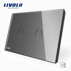 intrerupator modern design deosebit gri cap-scara dublu