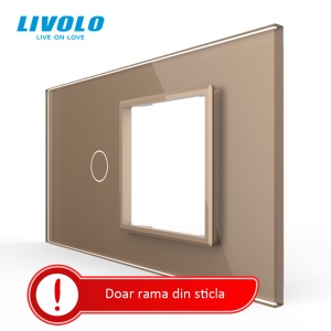 Panou frontal din sticla 4M pentru intrerupator si priza seria C9 - Img 2