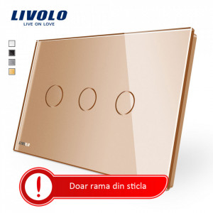 panou-sticla-triplu-intrerupator-totuchscreen-auriu