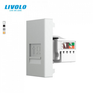 modul-priza-pc-calculator-livolo-gri