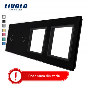 rama combinata din sticla negru