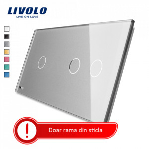 rama-intrerupator-triplu-sticla-gri