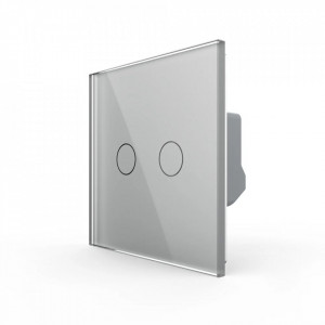 intrerupator-touch-dublu-sticl-livolo-gri