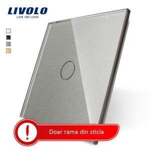 panou-sticla-intrerupator-touch-livolo-gri