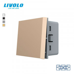 modul-intrerupator-mecanic-cap-cruce-auriu