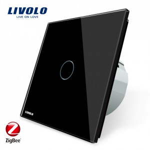 intrerupator simplu smart negru