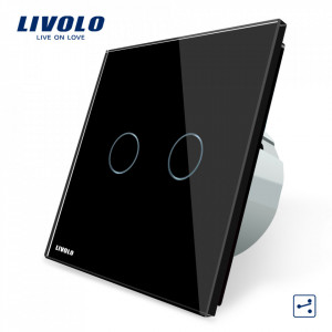 cap scara dublu negru
