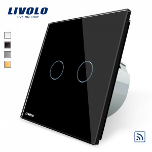 intrerupator-wireless-dublu-negru