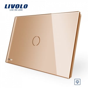 intrerupator modern design deosebit auriu dimmere