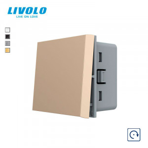 modul-intrerupator-mecanic-revenire-impuls-sonerie-auriu