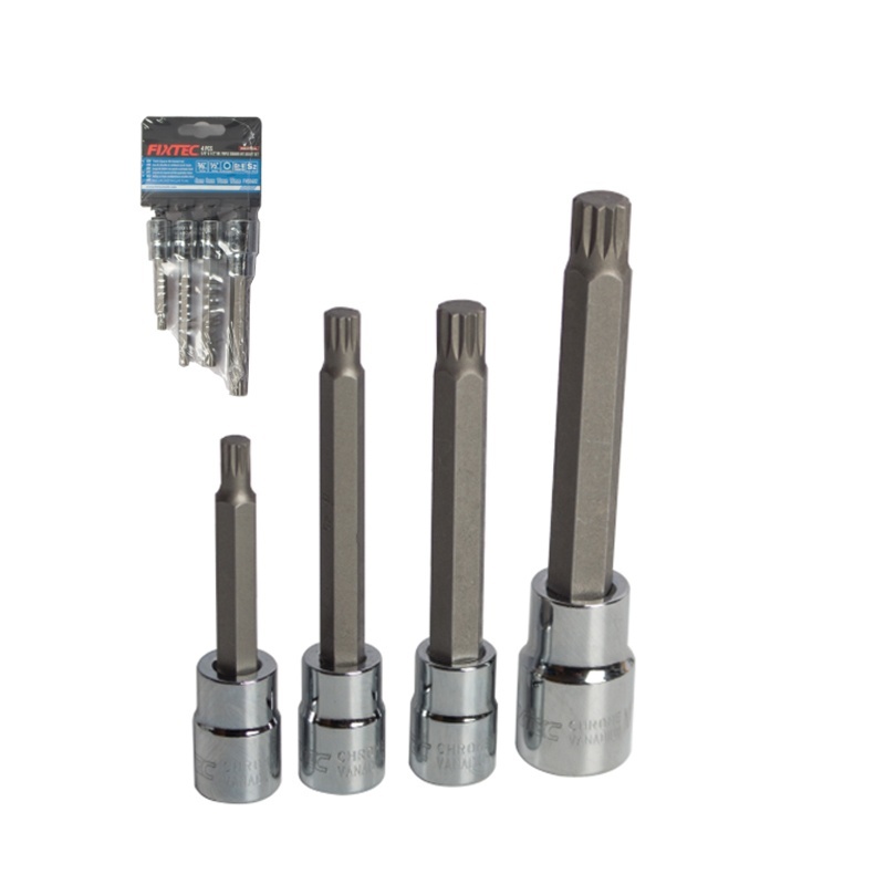 Bob ② ① ③ Set 4 biti XZN FIXTEC 3/8″‑1/2″ pentru mecanica la pretul corect