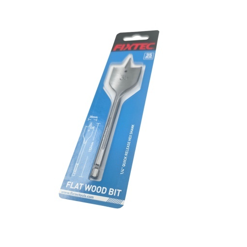 Burghiu plat lemn FIXTEC 35 mm x 152 mm - Img 2
