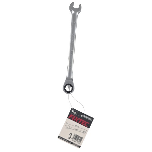 Cheie fixa clichet flexibil FIXTEC 9 mm 72‑dinti