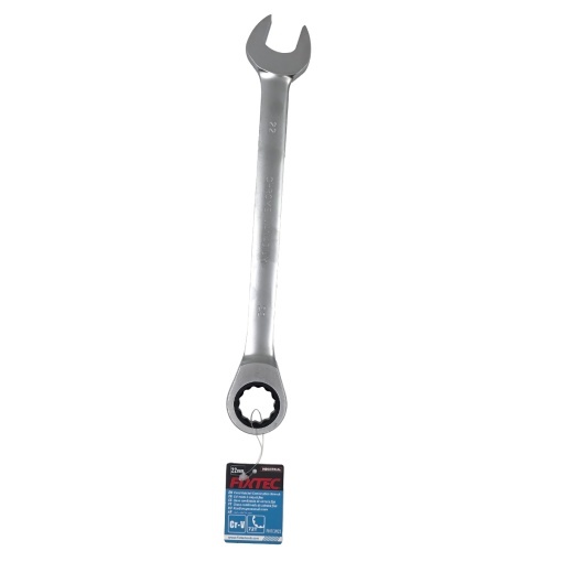 Cheie fixa cu clichet FIXTEC 22 mm 72‑dinti