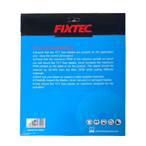 Disc circular TCT FIXTEC 210mm 48T pentru lemn si aluminiu - Img 2