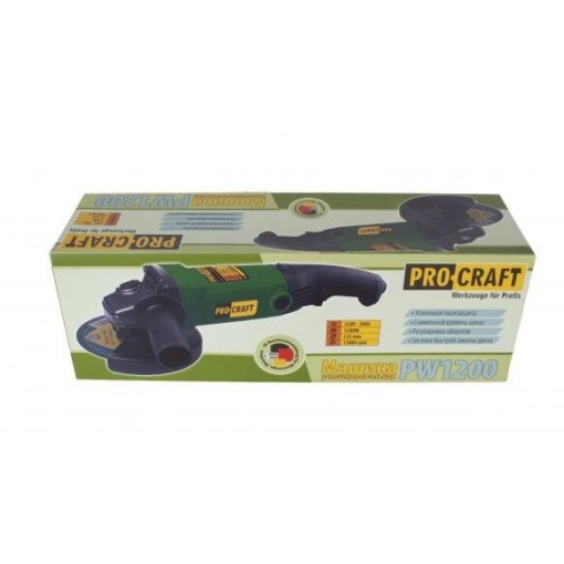 Polizor unghiular Procraft PW1200, 860W, 125mm, 11000RPM - Img 6