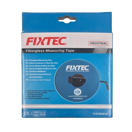 Ruleta fibra sticla FIXTEC 30m, cadru ABS - Img 2