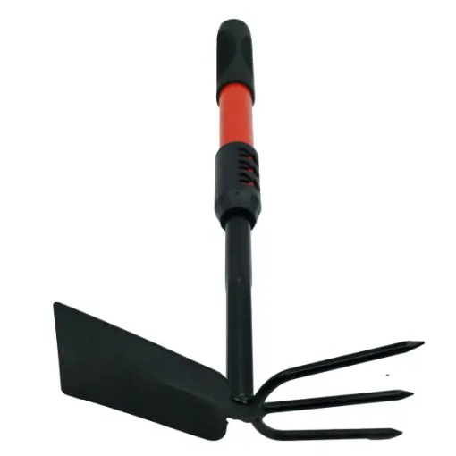 Sapaliga cu 3 dinti si lopatica, maner ergonomic, gradinarit - Img 3