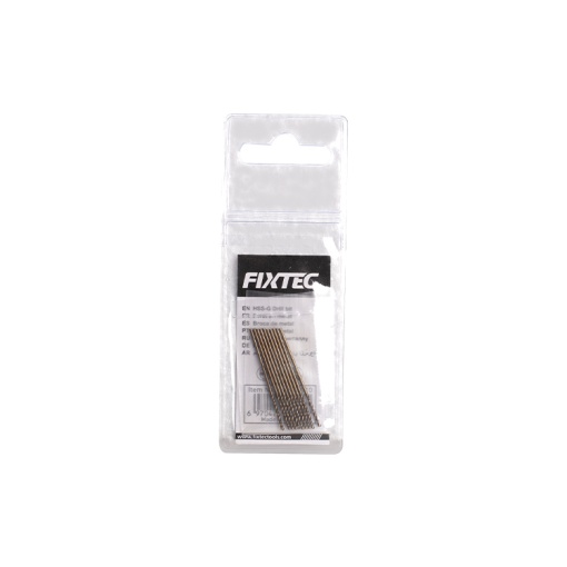 Set 5 Burghie metal FIXTEC HSS M35 cobalt 8 mm profesional - Img 7