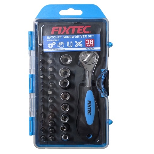 Set surubelnita clichet FIXTEC 38 piese, CR-V