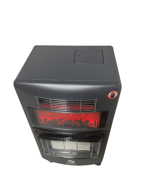 Soba electrica si pe gaz 4200W, cu semineu, 3 trepte, Heimdall - Img 4