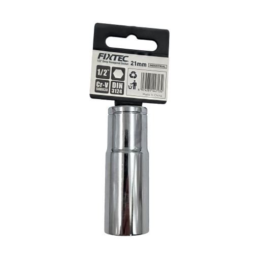 Cap cheie tubulara de impact 21 mm, FIXTEC, prindere 1/2 - Img 2