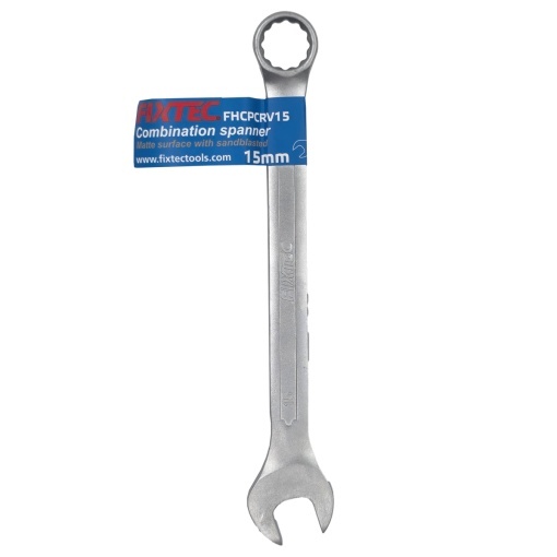 Cheie fixa inelara FIXTEC 15mm CR-V 21×19×21.5cm lucioasa - Img 2