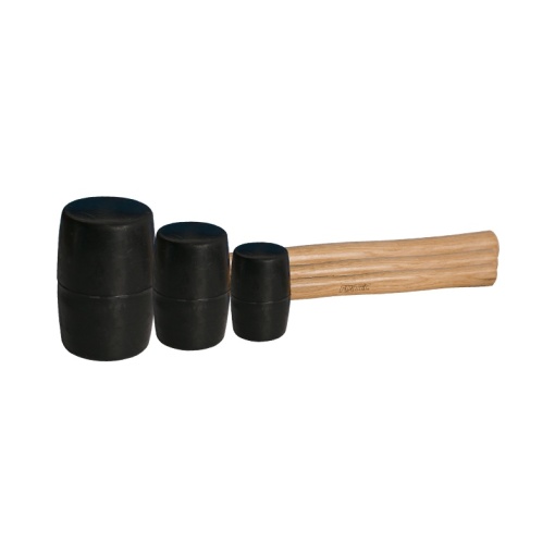 Ciocan Cauciuc FIXTEC 8 oz cu Maner Lemn - Img 2