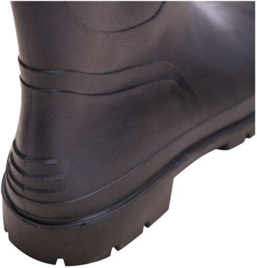 Cizme din PVC Tip Bursuc Negre - Img 3