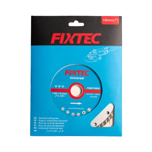 Disc Taiere Diamantat FIXTEC Turbo 180x22.2mm - Img 3