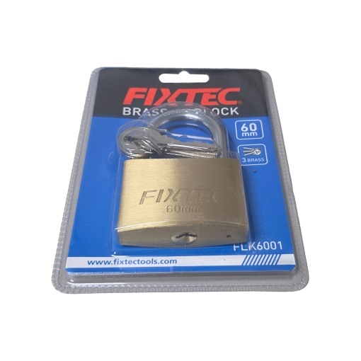 Lacat alama FIXTEC 60mm, 3 chei, otel calit - Img 4