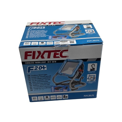 Lampă LED FIXTEC Fara Fir 20V Li‑Ion Portabila - Img 5