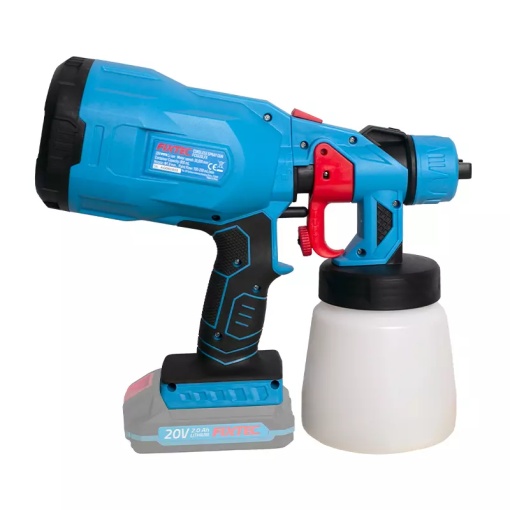 Pistol de vopsit FIXTEC 20V fara fir, 800ml, reglabil - Img 3