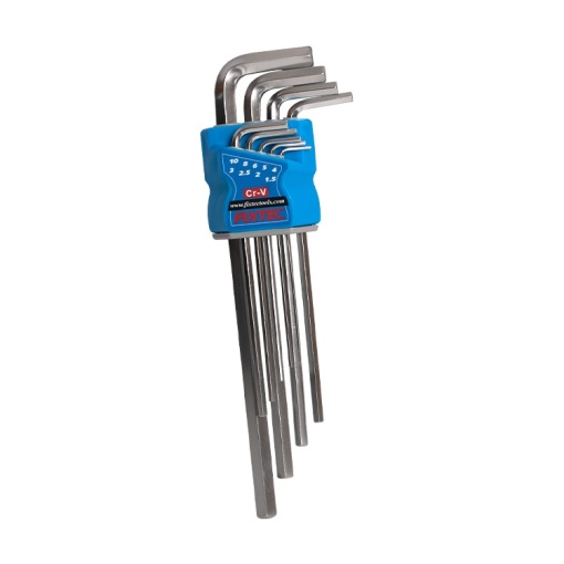 Set 9 chei hexagonale FIXTEC 1.5‑10 mm CR‑V - Img 2