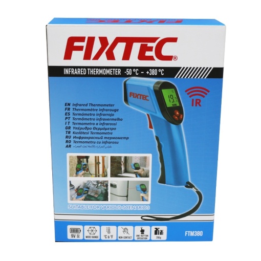 Termometru infrarosu FIXTEC, LCD, -50~380°C, non-contact - Img 5
