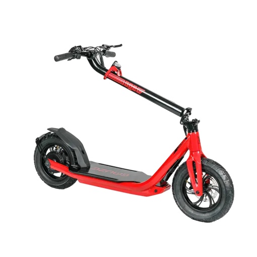 Trotineta electrica Emuze GO2, 850W, 48V/15.6Ah, roti 12”, viteza 40 km/h, autonomie 60 km, culoare rosie - Img 4