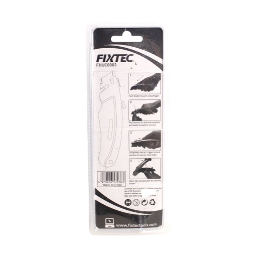 Cutter FIXTEC auto‑incarcabil cu 6 lame metalice - Img 5