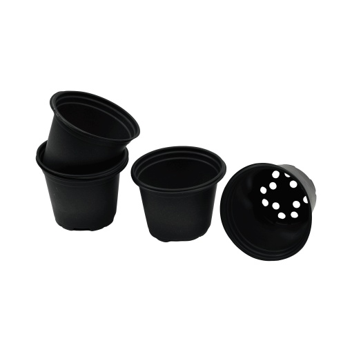 Ghivece rotunde, 10.5 cm, plastic, margini rotunjite - Img 4