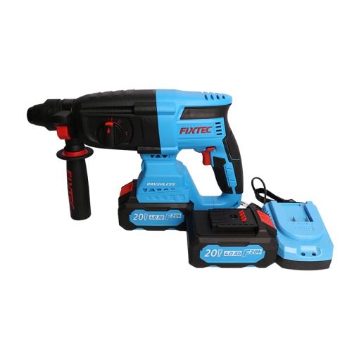Kit Rotopercutor FIXTEC 20V Fara Perii cu Incarcator Rapid - Img 9