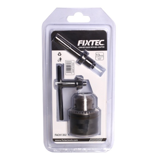Mandrina cu cheie FIXTEC 1,5‑13 mm cu adaptor SDS‑Plus - Img 2