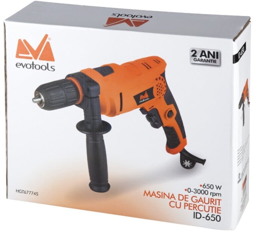 Masina gaurit cu percutie EPTO ID650, 650W - Img 5