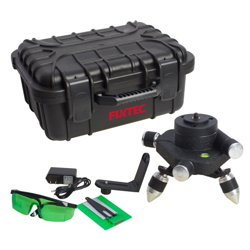 Nivela laser FIXTEC 360° 12 linii, linie verde - Img 3