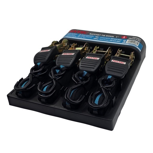 Set 4 Chingi FIXTEC 1" x 5m cu Clichet si Carlige S - Img 5