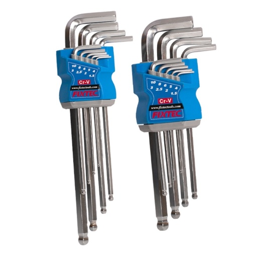 Set 9 chei ball‑point FIXTEC 1.5‑10 mm CR‑V - Img 6