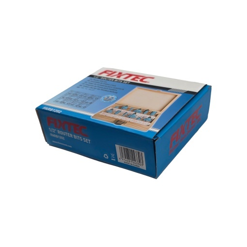 Set freze lemn FIXTEC 12 piese, coada 1/2" - Img 8