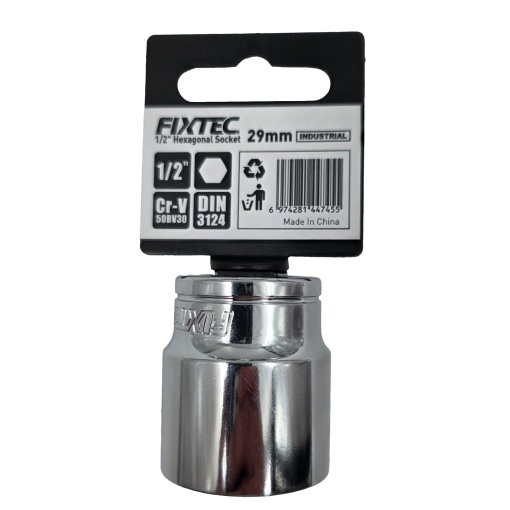 Cap cheie tubulara de impact 29 mm, FIXTEC, prindere 1/2 - Img 2