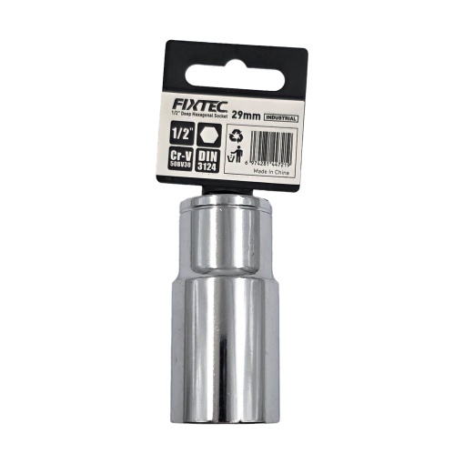 Cap cheie tubulara de impact 29 mm, FIXTEC, prindere 1/2 - Img 2