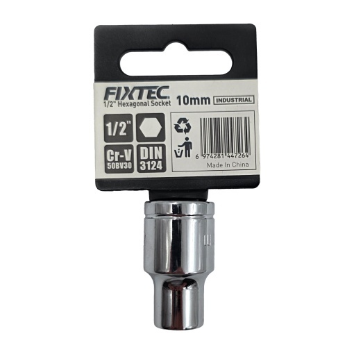 Cap Cheie Tubulara Hexagonal Fixtec 1/2" 10x38mm - Img 2