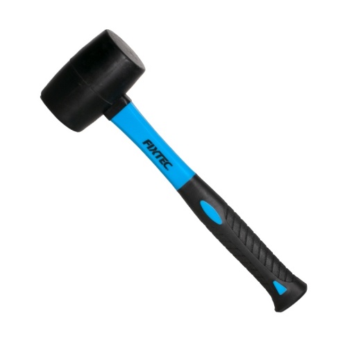 Ciocan Cauciuc FIXTEC 16 oz cu Maner Fibra de Sticla - Img 2