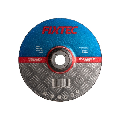 Disc abraziv FIXTEC 180x2x22.2mm, granulatie 20 - Img 6